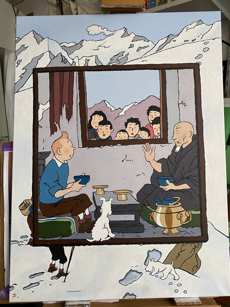 Tin Tin in Tibet